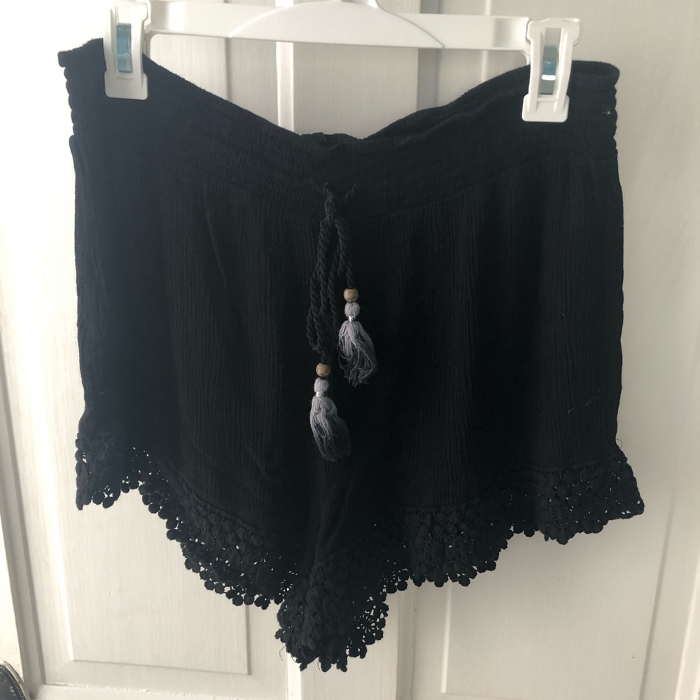 Crepe shorts